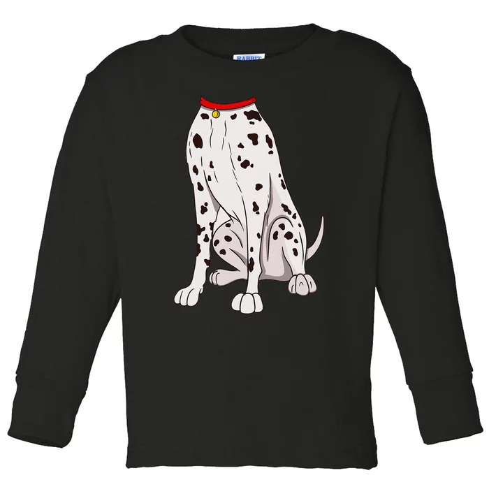 Dalmatian Costume For Halloween Dog Animal Cosplay Toddler Long Sleeve Shirt