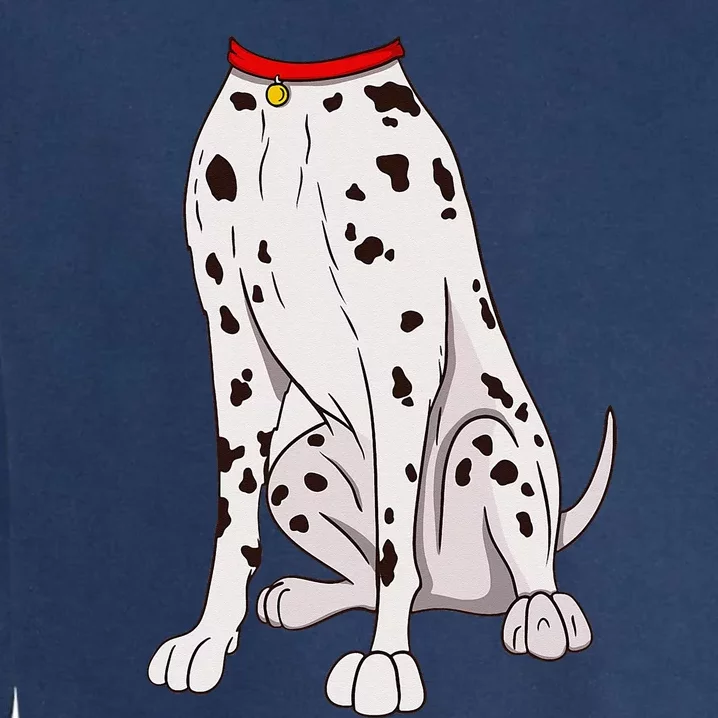 Dalmatian Costume For Halloween Dog Animal Cosplay Garment-Dyed Sweatshirt