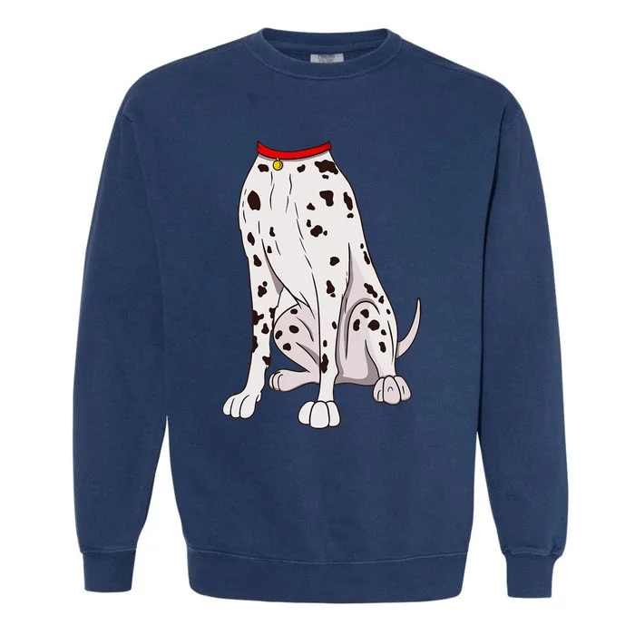 Dalmatian Costume For Halloween Dog Animal Cosplay Garment-Dyed Sweatshirt