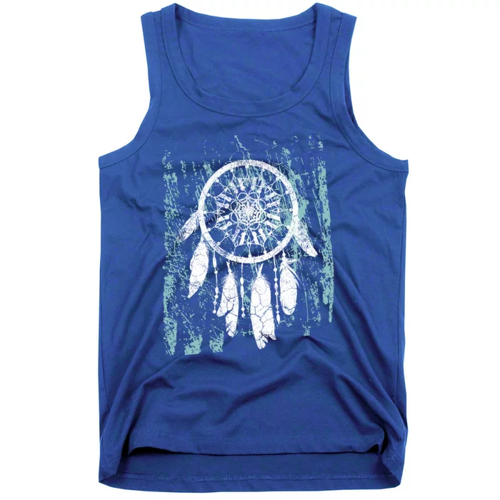 Dream Catcher Feathers Tribal Native American Boho Tapestry Gift Tank Top