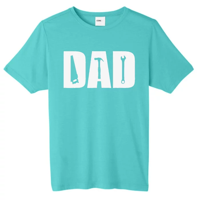 Dad Craftsman Father Tools Hammer Wrench Fathers Day Gift ChromaSoft Performance T-Shirt