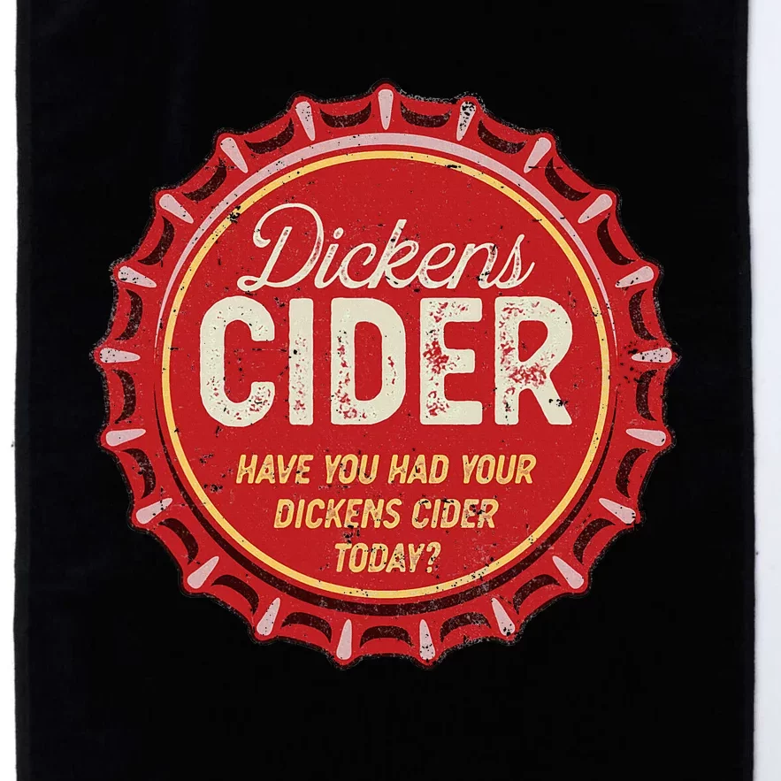 Dickens Cider Fun Bottle Top Pun Design Cheeky Innuendo Platinum Collection Golf Towel