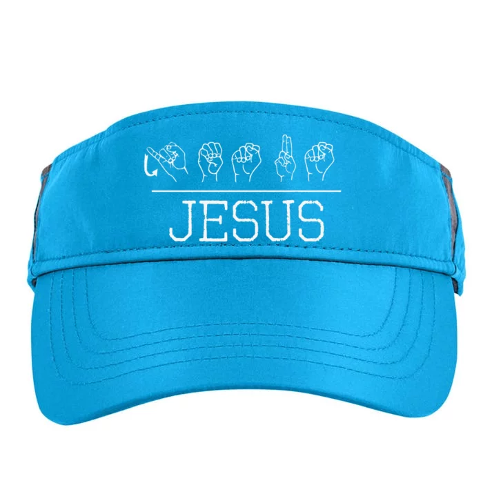 Deaf Christian Faith Name Of Jesus ASL Sign Language Adult Drive Performance Visor