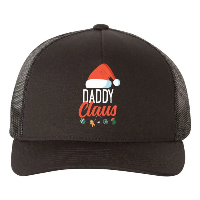 Daddy Claus Funny Family Christmas Couples Dad Santa Yupoong Adult 5-Panel Trucker Hat