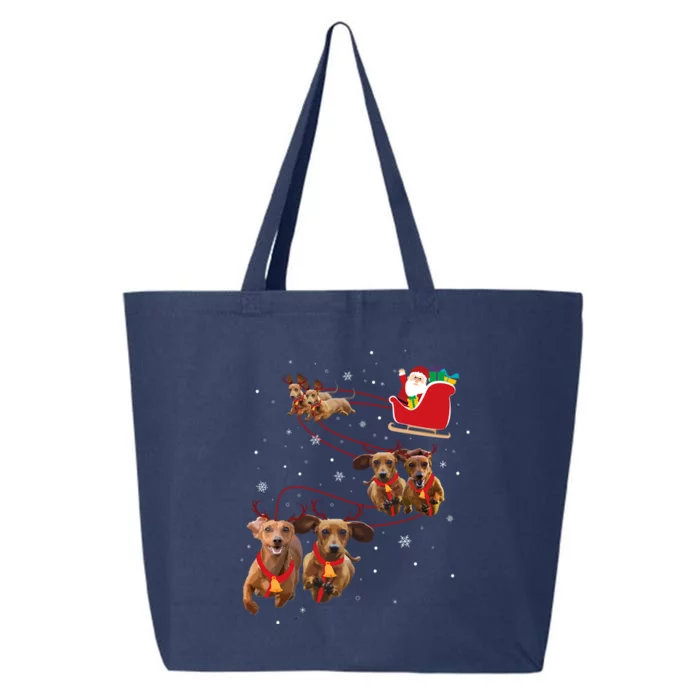 Dachshund Christmas Funny Gift 25L Jumbo Tote