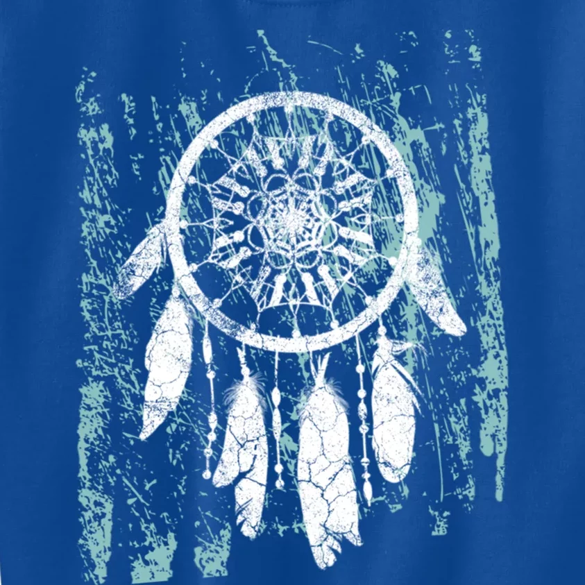 Dream Catcher Feathers Tribal Native American Boho Tapestry Meaningful Gift Kids Sweatshirt