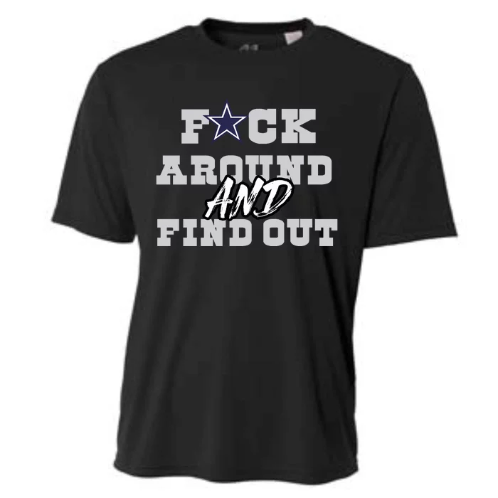 Dallas Football Fuck Around And Find Out Trending Design Cooling Performance Crew T-Shirt