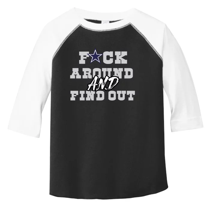 Dallas Football Fuck Around And Find Out Trending Design Toddler Fine Jersey T-Shirt