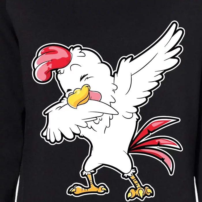 Dabbing Chicken Farmer Farm Boy Girl Dab Funny Farming Womens California Wash Sweatshirt