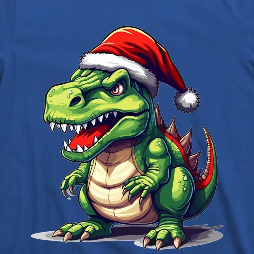 Dino Christmas Funny Trex Christmas Tree Gift T-Shirt