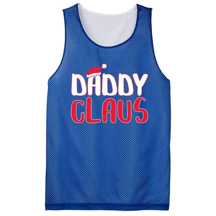 Daddy Claus Gift Matching Santa Christmas Gift Cool Gift Mesh Reversible Basketball Jersey Tank