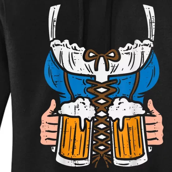 Drindl Costume German Bavarian Oktoberfest Festival Women's Pullover Hoodie