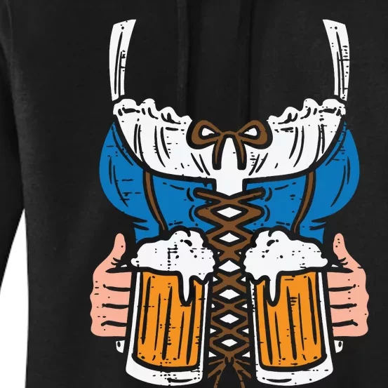 Drindl Costume German Bavarian Oktoberfest Festival Women's Pullover Hoodie