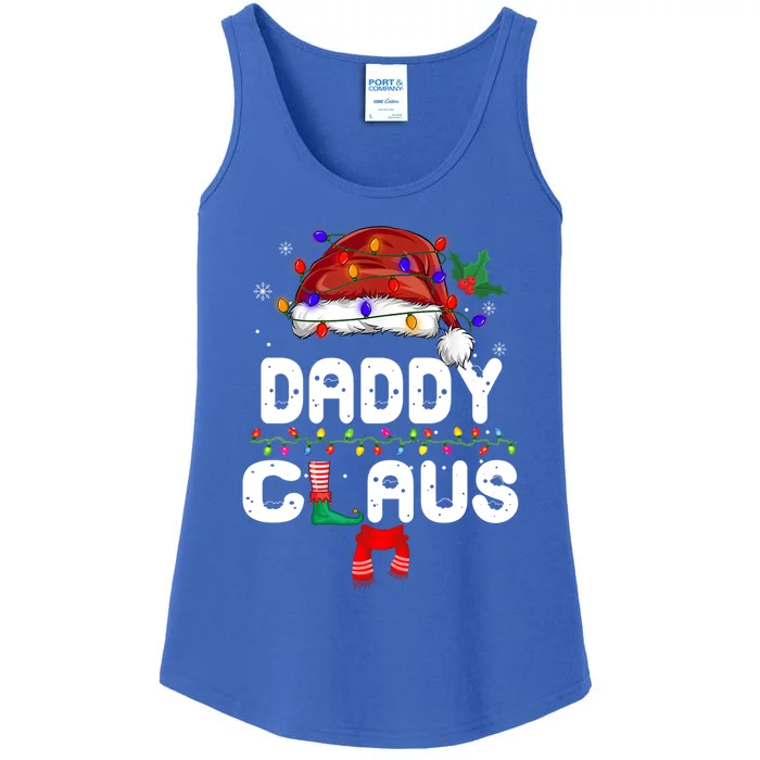 Daddy Claus Great Gift Christmas Pajama Family Matching Xmas Gift Ladies Essential Tank