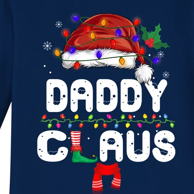 Daddy Claus Great Gift Christmas Pajama Family Matching Xmas Gift Baby Long Sleeve Bodysuit