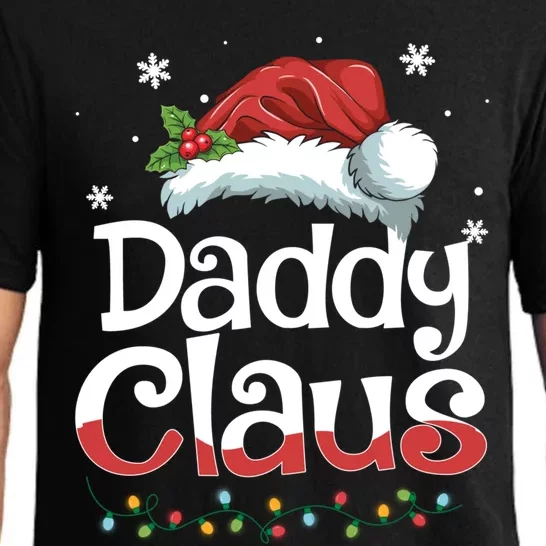 Daddy Claus Gift Funny Matching Group Family Christmas Cute Gift Pajama Set