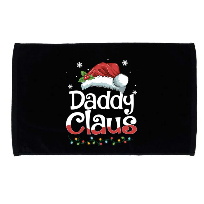 Daddy Claus Gift Funny Matching Group Family Christmas Cute Gift Microfiber Hand Towel