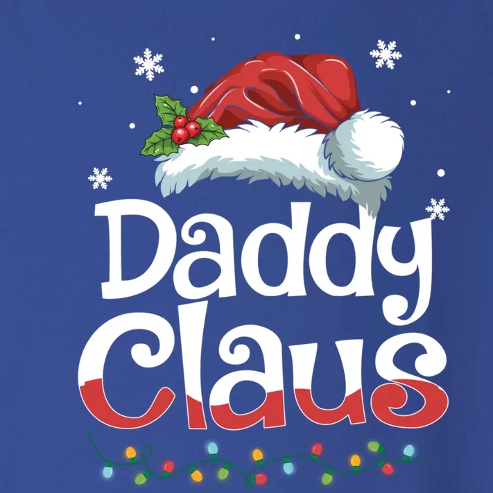 Daddy Claus Gift Funny Matching Group Family Christmas Cute Gift Toddler Long Sleeve Shirt