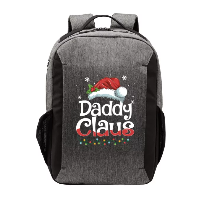 Daddy Claus Gift Funny Matching Group Family Christmas Cute Gift Vector Backpack