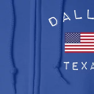 Dallas Cute Gift Full Zip Hoodie