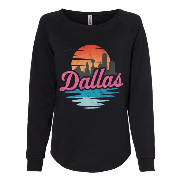 Dallas City Great Gift Womens California Wash Sweatshirt