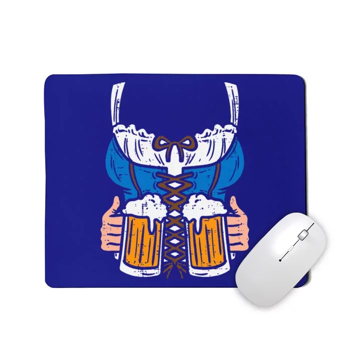 Drindl Costume German Bavarian Oktoberfest Festival Mousepad