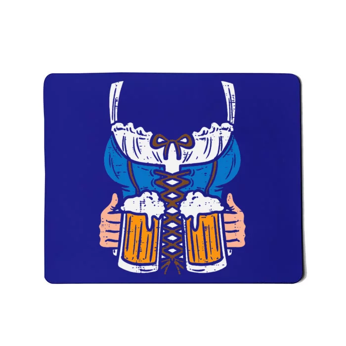 Drindl Costume German Bavarian Oktoberfest Festival Mousepad