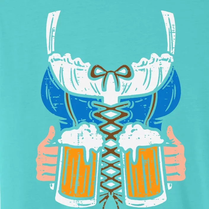 Drindl Costume German Bavarian Oktoberfest Festival ChromaSoft Performance T-Shirt