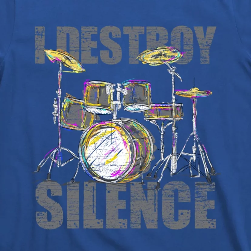 Drums Cute Gift Music Drummer Musical Instrut Gift T-Shirt