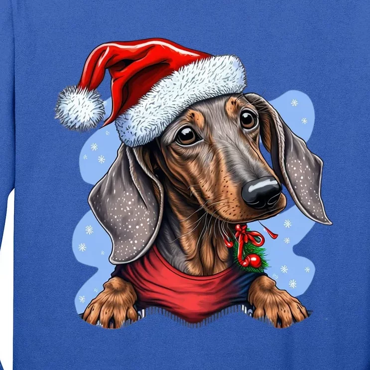 Dachshund Christmas Gift Tall Long Sleeve T-Shirt