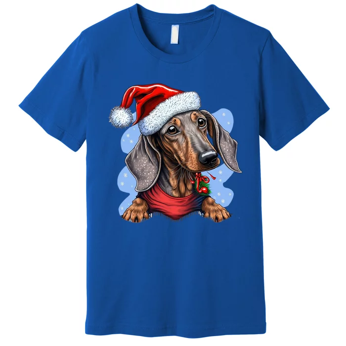 Dachshund Christmas Gift Premium T-Shirt