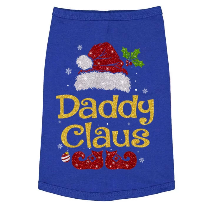 Daddy Claus Gift Christmas Pajama Family Matching Xmas Funny Gift Doggie Tank