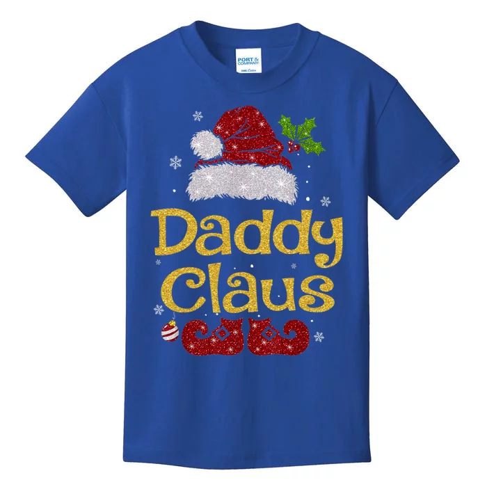 Daddy Claus Gift Christmas Pajama Family Matching Xmas Funny Gift Kids T-Shirt