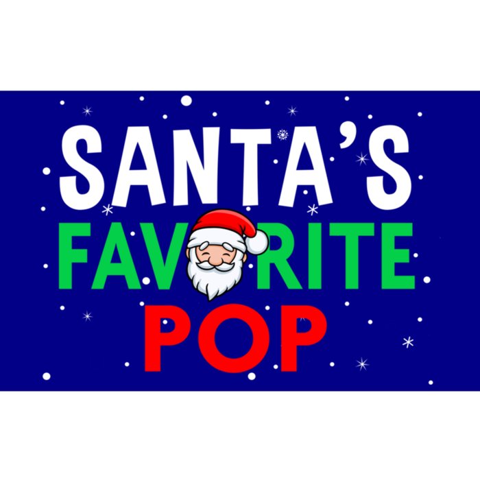 Dad Christmas Gift SantaS Favorite Pop Gift Bumper Sticker