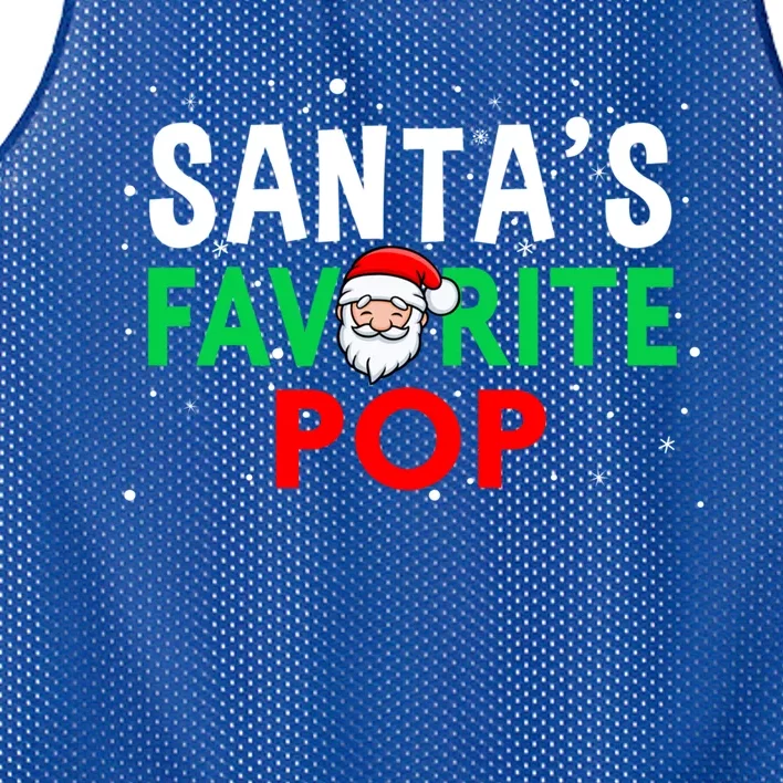 Dad Christmas Gift SantaS Favorite Pop Gift Mesh Reversible Basketball Jersey Tank