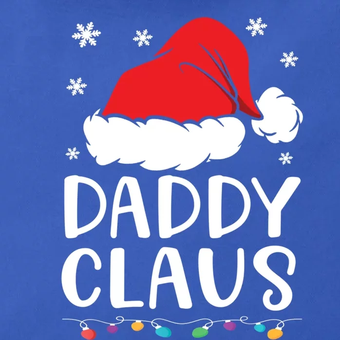 Daddy Claus Gift Family Matching Daddy Claus Pajama Gift Zip Tote Bag