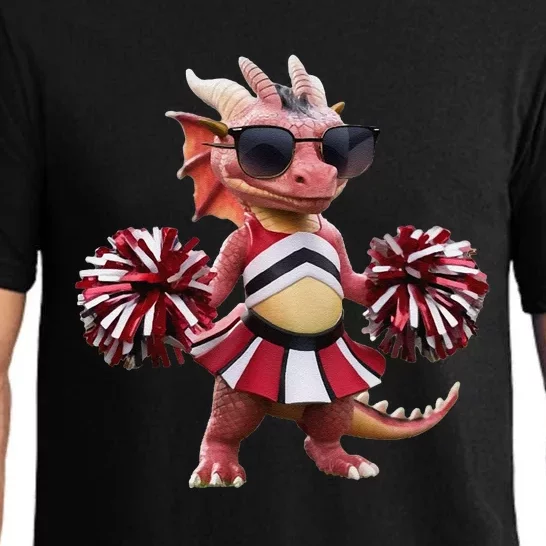 Dragon Cheerleader Gift Idea Fashion Custom Graphic Pajama Set