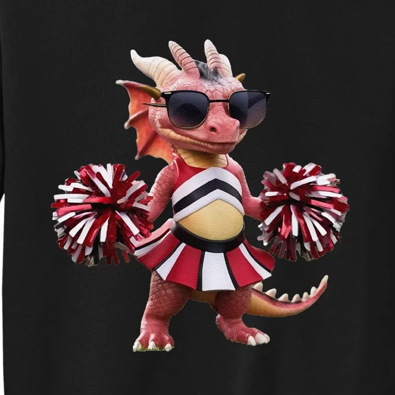 Dragon Cheerleader Gift Idea Fashion Custom Graphic Tall Sweatshirt