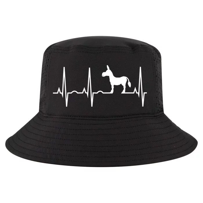 Donkey Cute Gift Donkey Heartbeat Hooded Cute Gift Cool Comfort Performance Bucket Hat