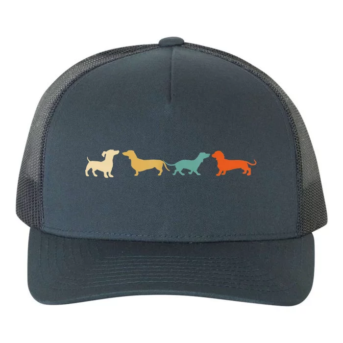 Dachshund Cute Gift Vintage Retro Wiener Dog Tee Gift Yupoong Adult 5-Panel Trucker Hat