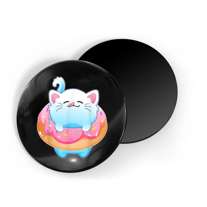 Donut Cat Gifts For Kitty Lovers Magnet