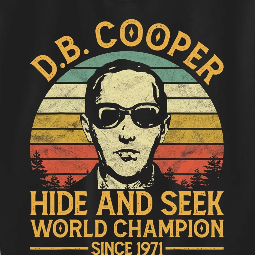 D.B. Coopers Hide And Seek Champion Since 1971 Db Cooper Kids Sweatshirt