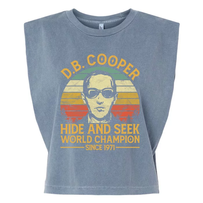 D.B. Coopers Hide And Seek Champion Since 1971 Db Cooper Garment-Dyed Women's Muscle Tee