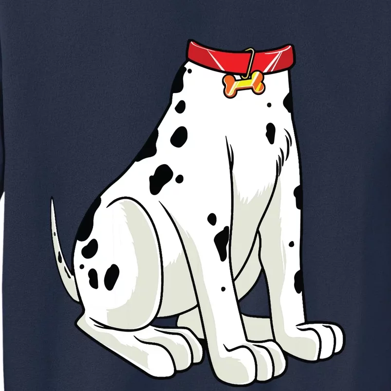 Dalmatian Costume Halloween Dog Print Women Sweatshirt