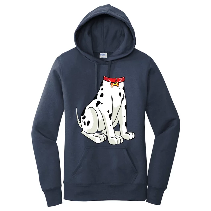 Dalmatian Costume Halloween Dog Print Women Women's Pullover Hoodie