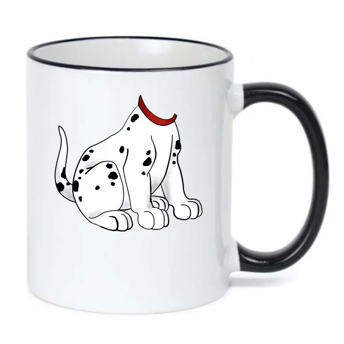 Dalmatian Costume Halloween Dog Black Color Changing Mug