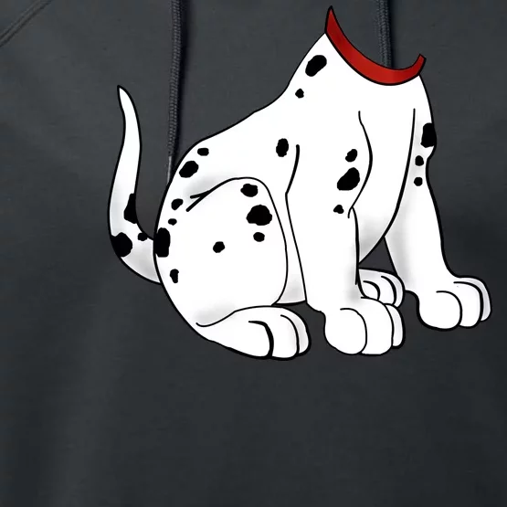 Dalmatian Costume Halloween Dog Performance Fleece Hoodie