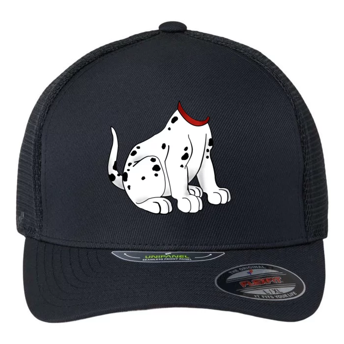 Dalmatian Costume Halloween Dog Flexfit Unipanel Trucker Cap