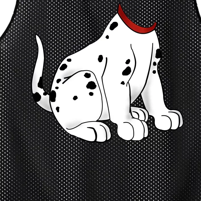 Dalmatian Costume Halloween Dog Mesh Reversible Basketball Jersey Tank