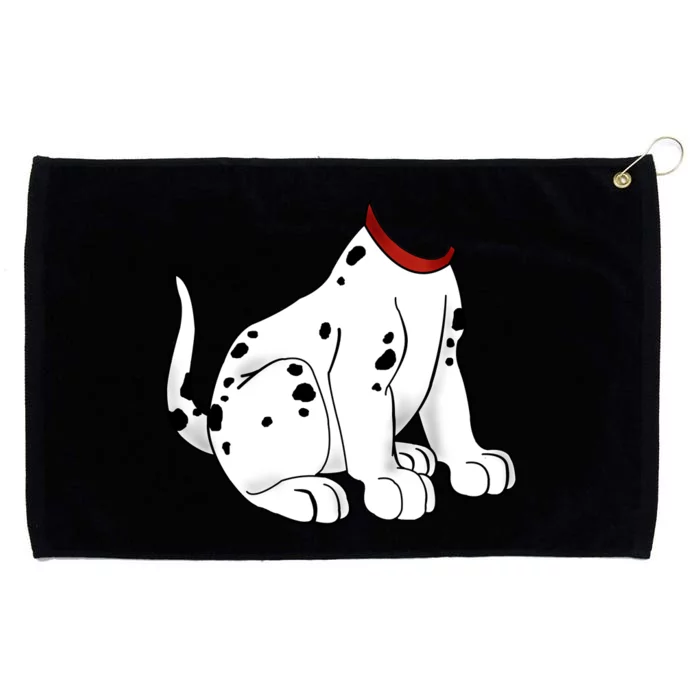 Dalmatian Costume Halloween Dog Grommeted Golf Towel